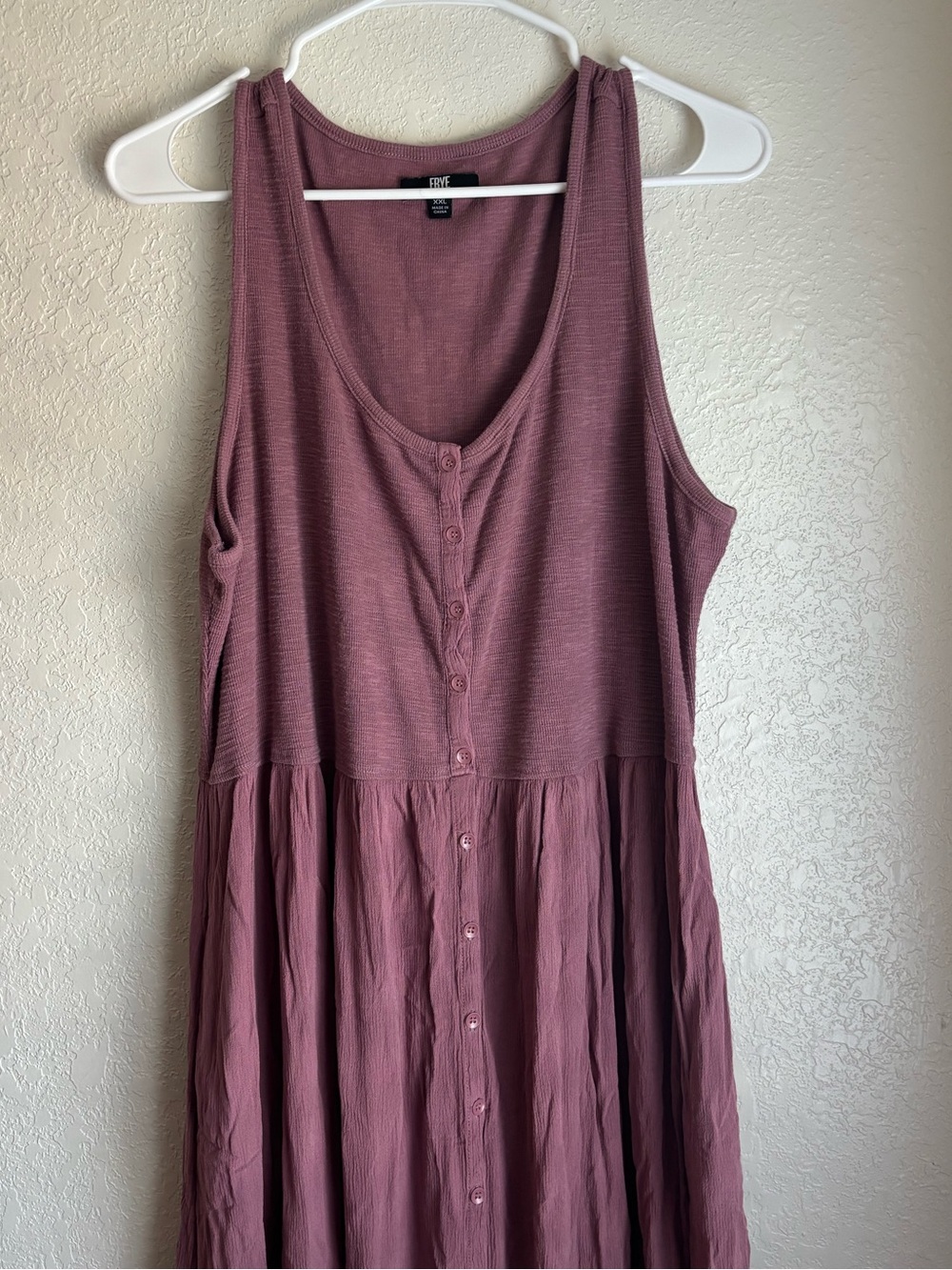 Frye tank dress; size xxl